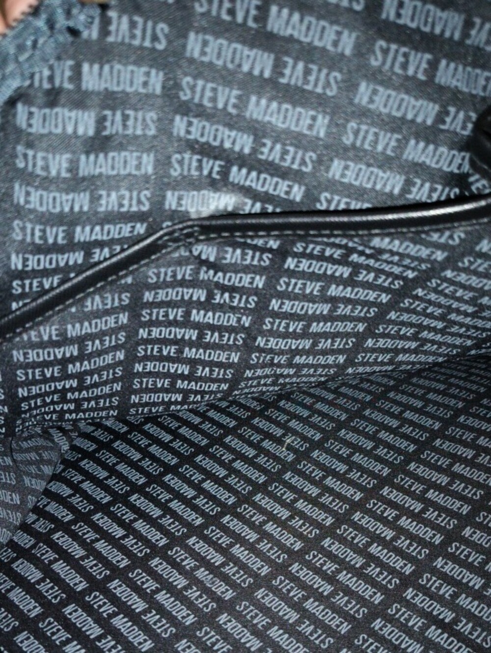 Black Steve Madden Quilted Backpack - Picture 4 of 16